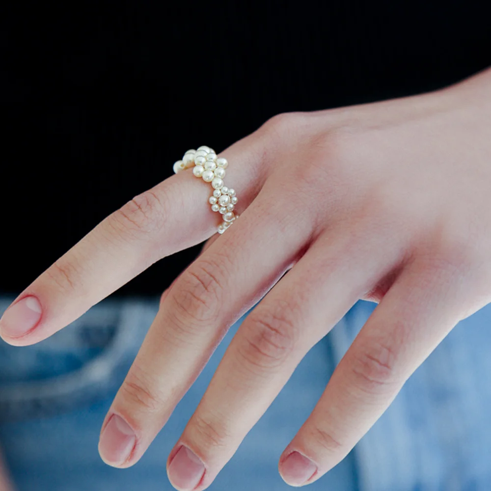Mimosa ring, PEARL