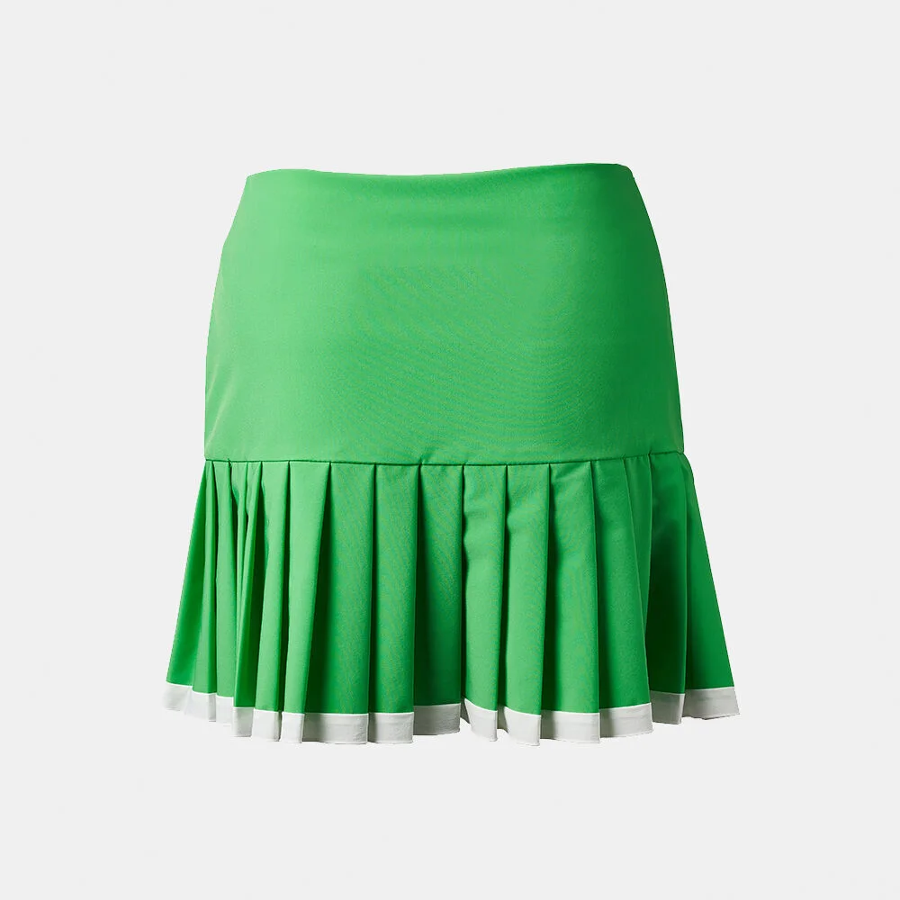 pleats pleats skirt_green