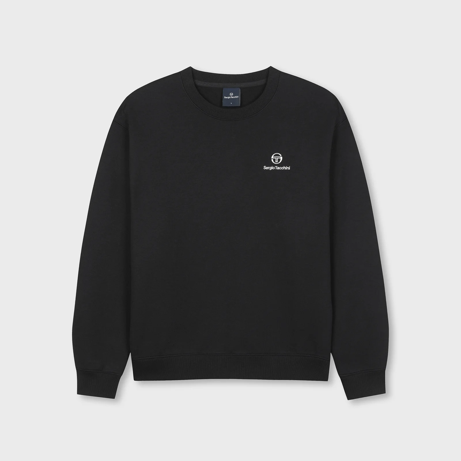 U Butter Jjuri 基本款 標誌 圓領 衛衣(BLACK)