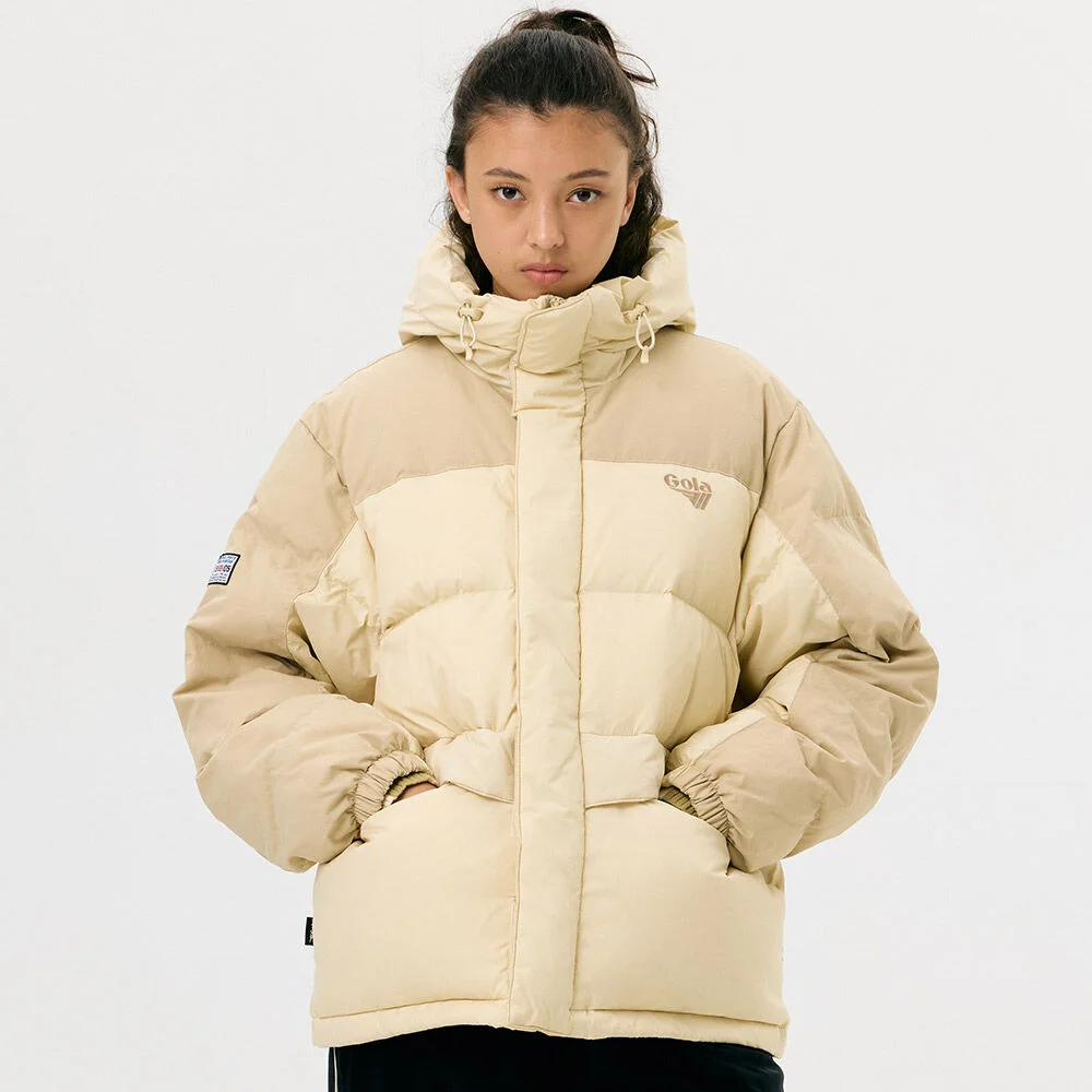 BLOCK HOODIE DOWN