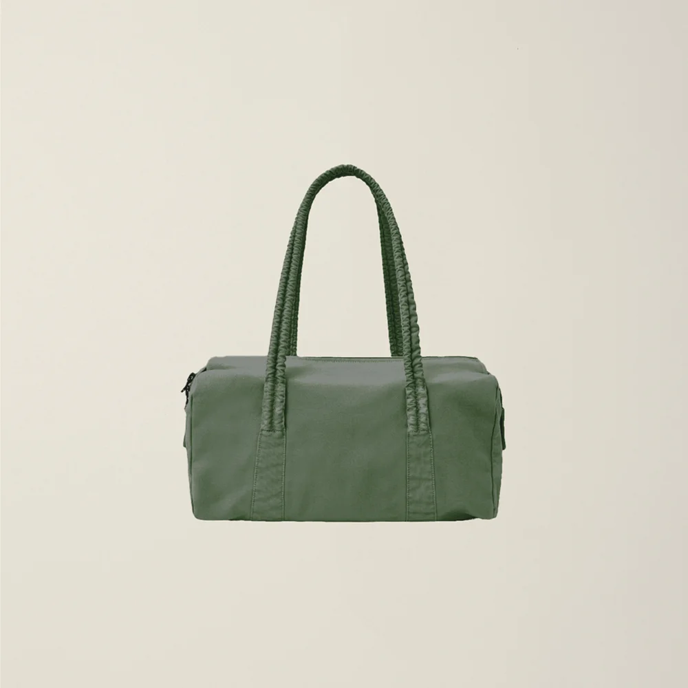 GARMENT DYED DUFFLE BAG (SMALL) KHAKI