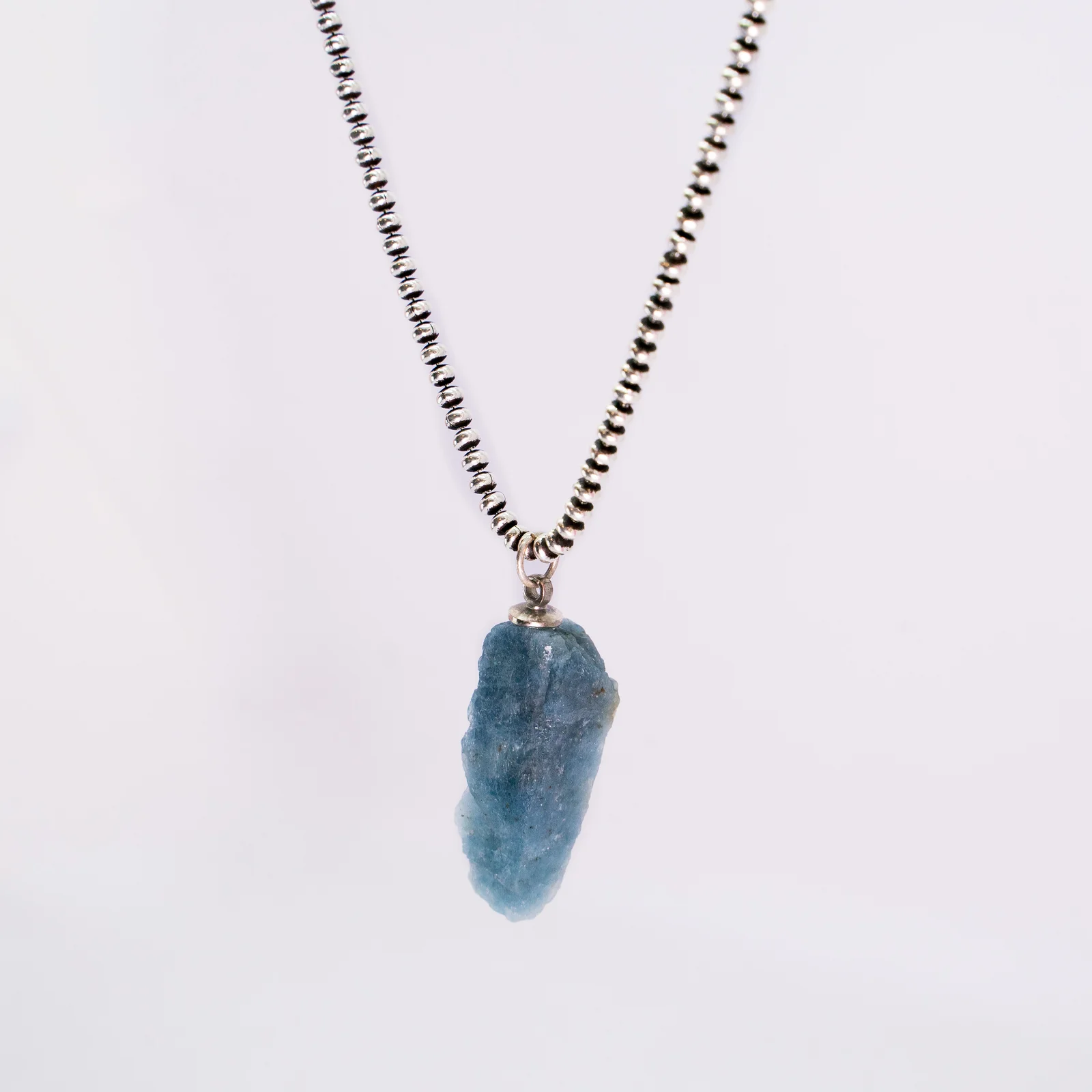 HR 322N_Sodalite Necklace (Silver 925)