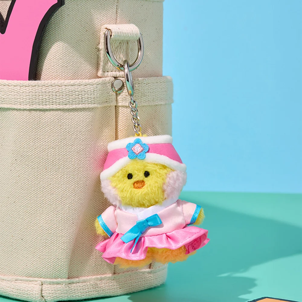 LINE FRIENDS Minini 首爾 版本 玩偶 鑰匙扣 小姐 Sallini