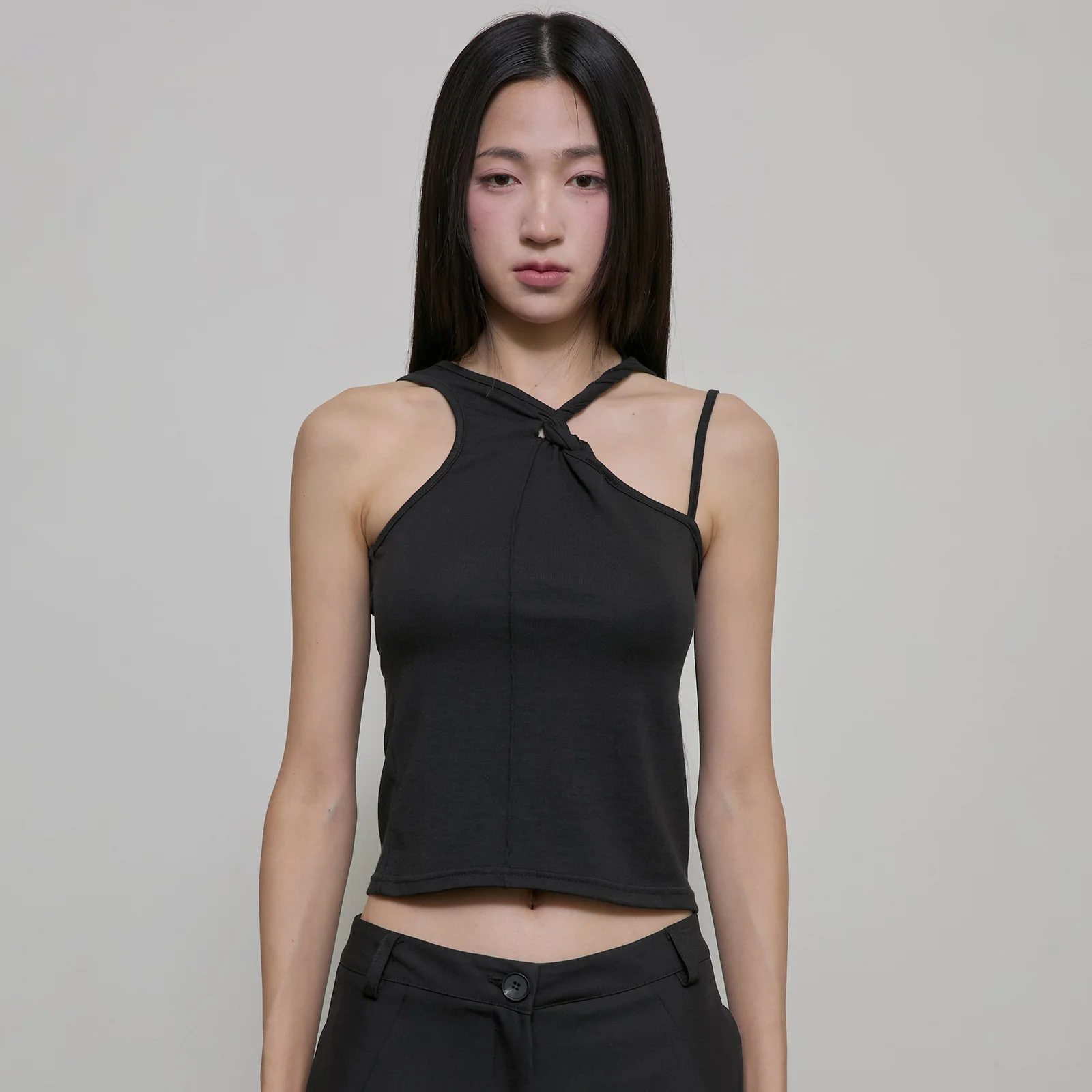 Braided Sleeveless (FL-143_Black)
