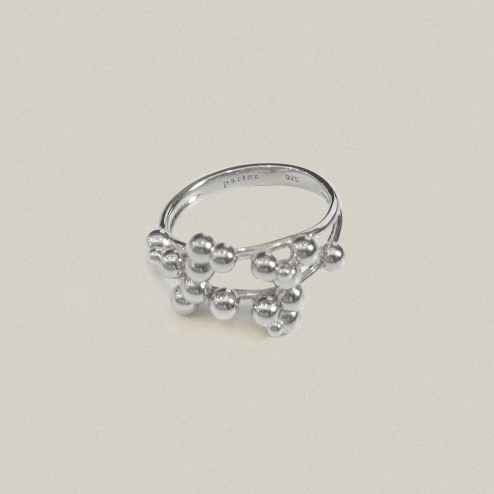 Bubble Ring Silver