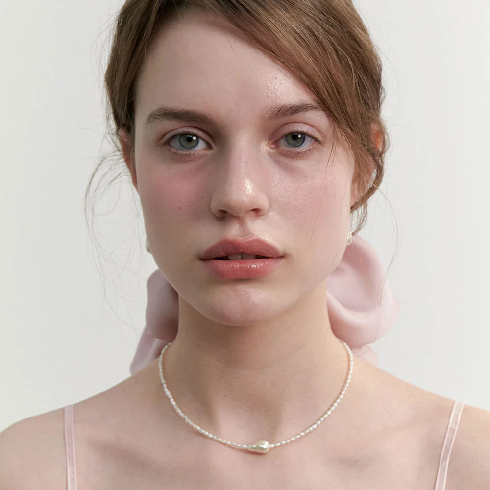 Pure Pearl Mixed Necklace (L241MNK030)