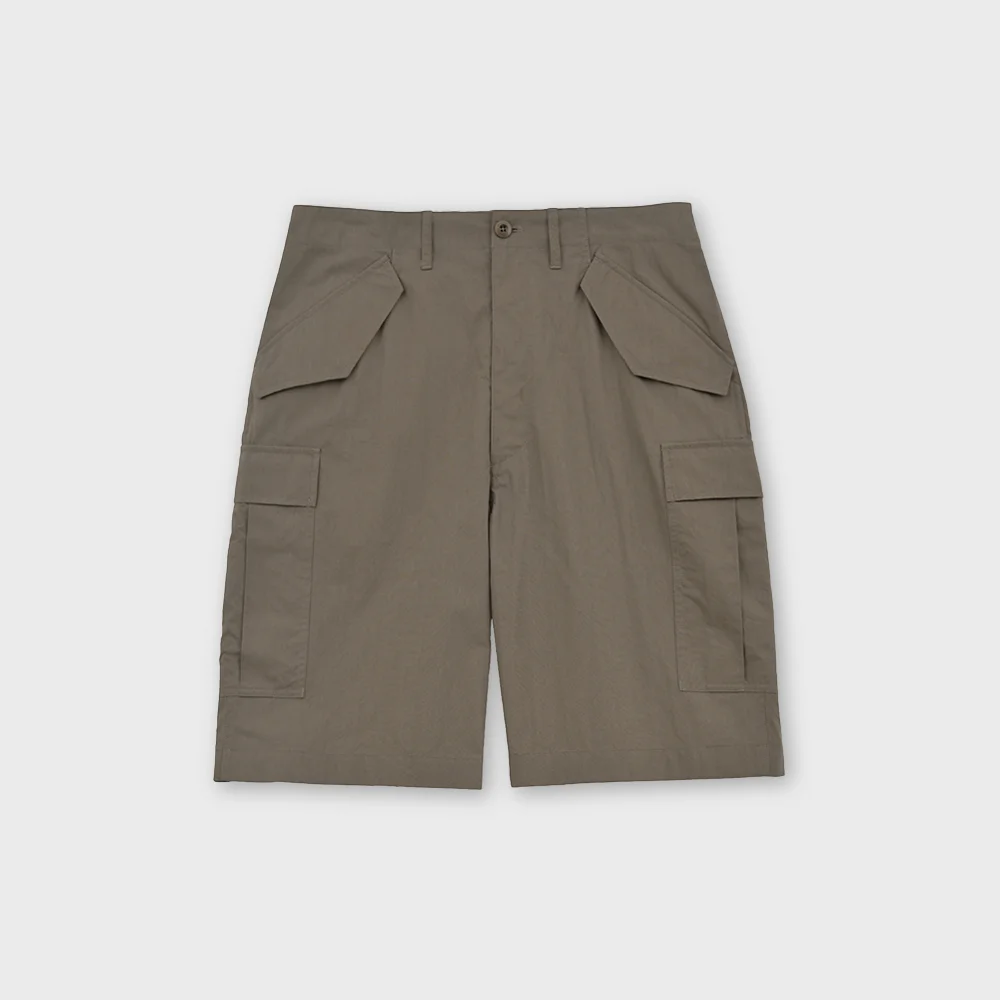 Military Field Shorts, Olive Grey