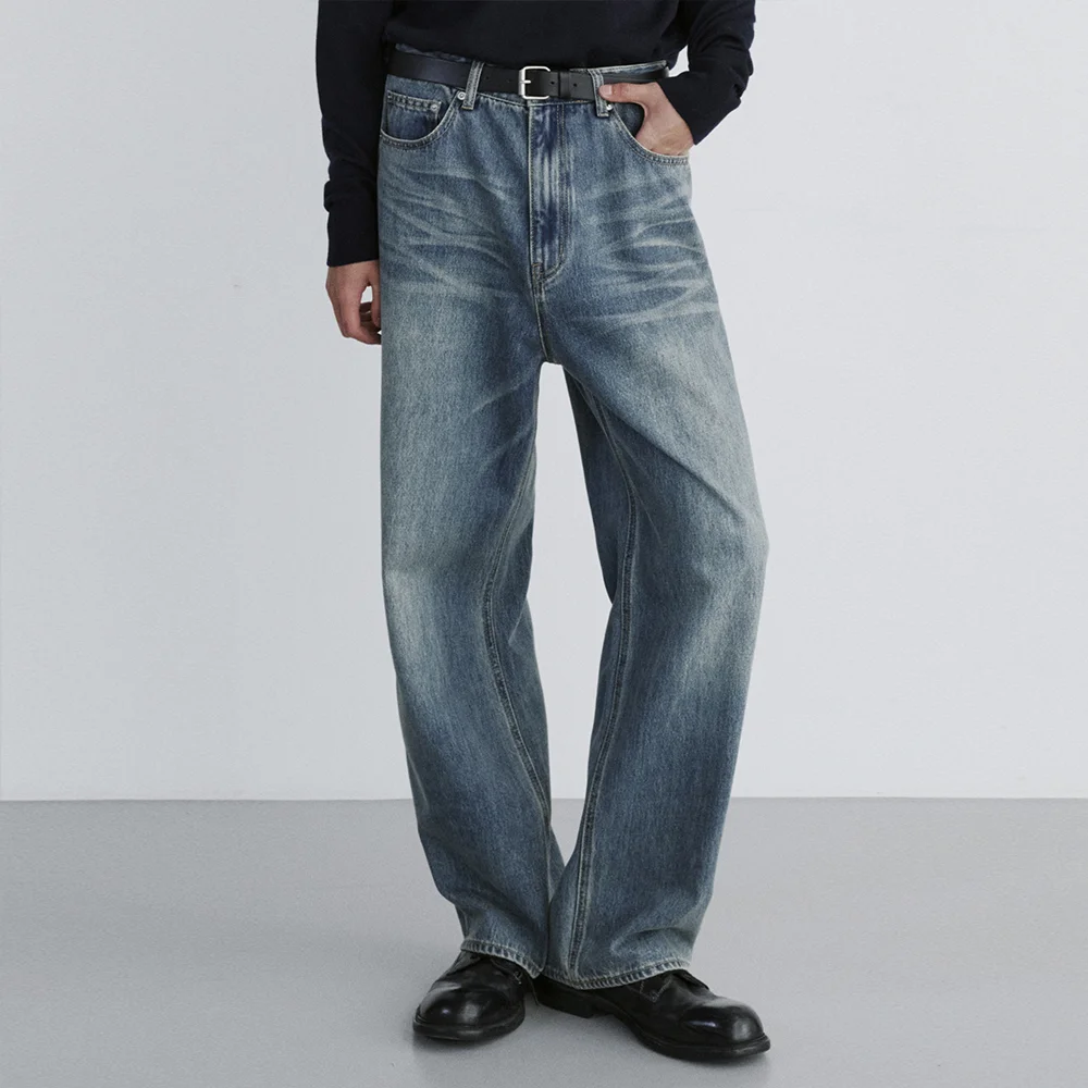 EXTRA WIDE DENIM PANTS