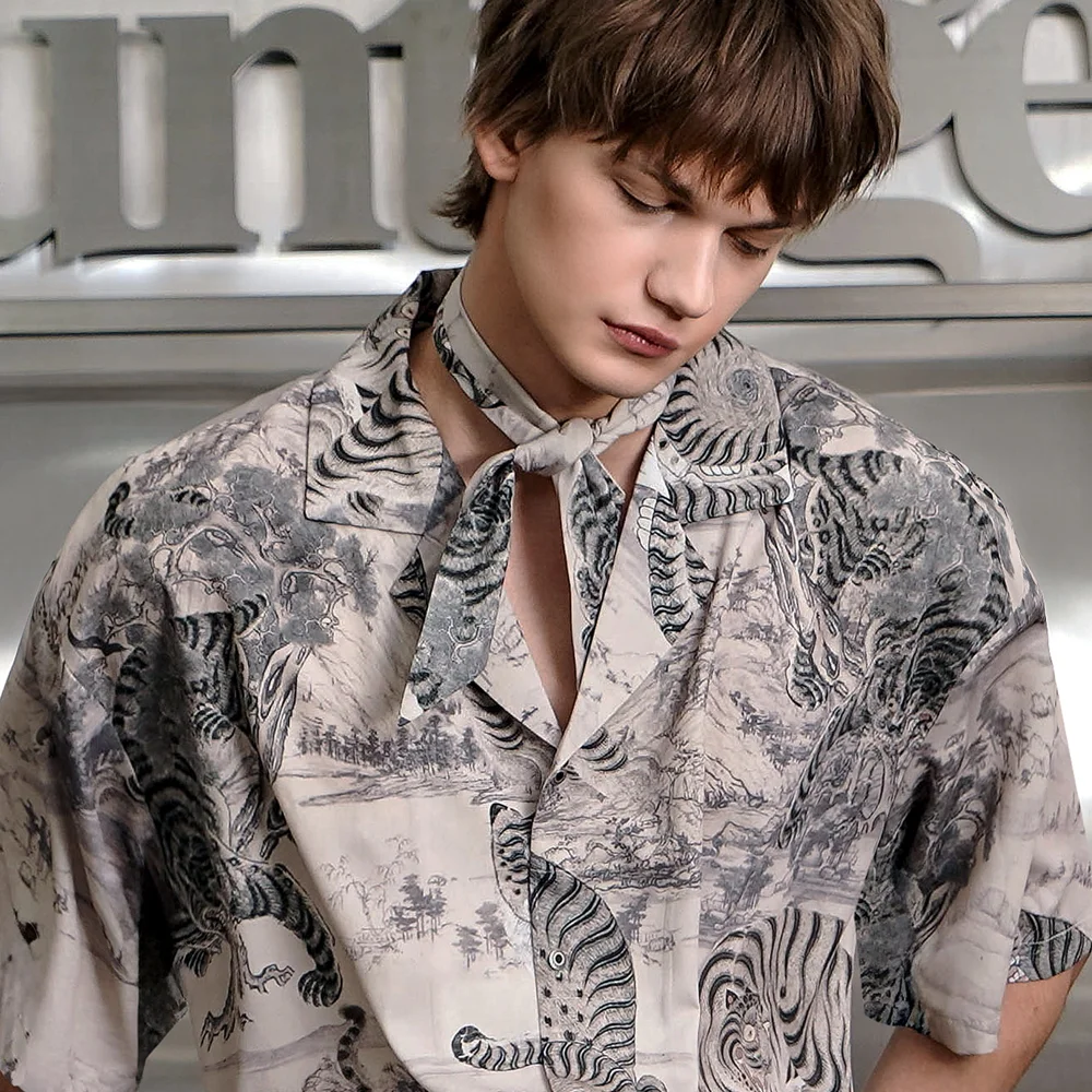 民畫 印花 保齡球 襯衫(UNISEX)_UTS-SS12