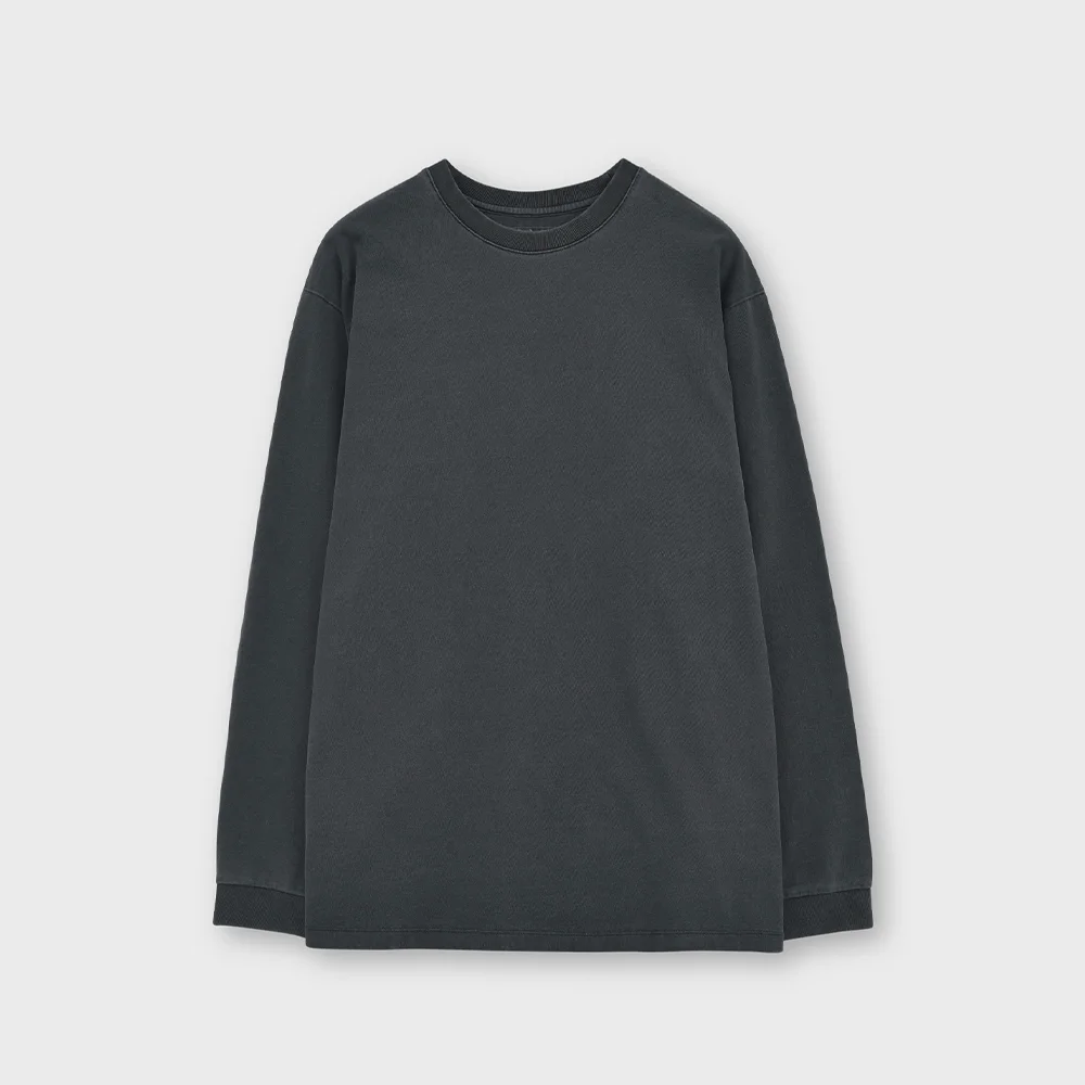 Washed Long Sleeve, Washed Black