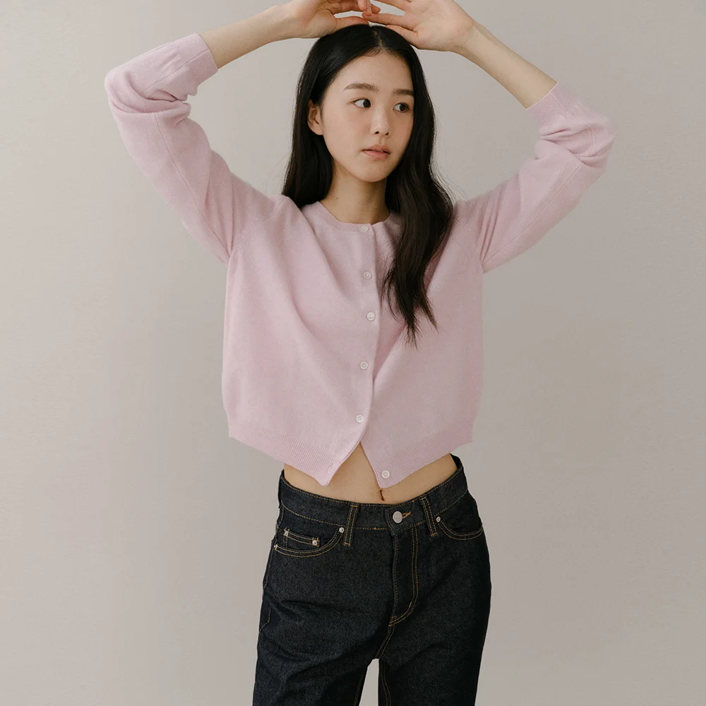 Lude Cardigan_Pink
