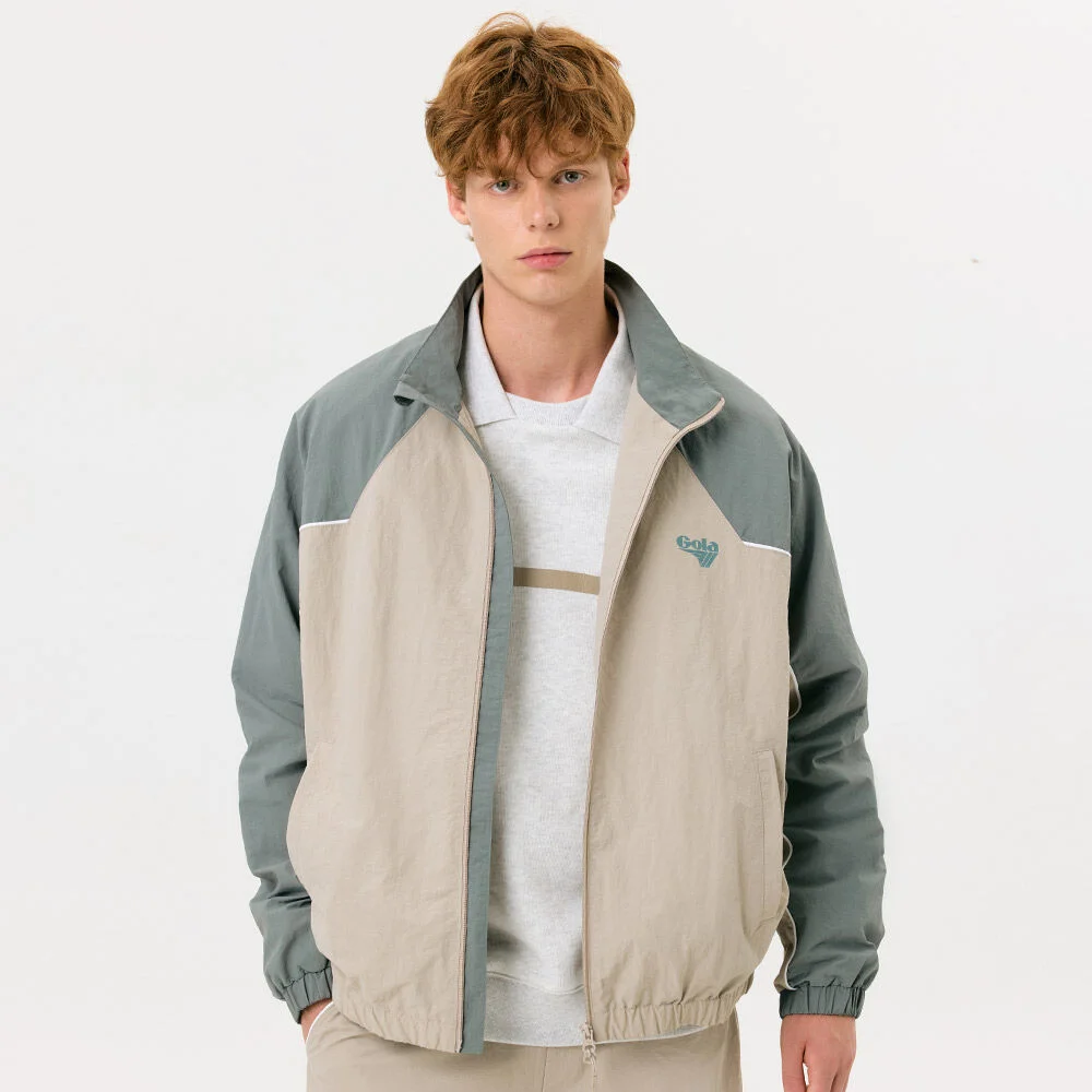 TRACK BLOCK WOVEN JACKET