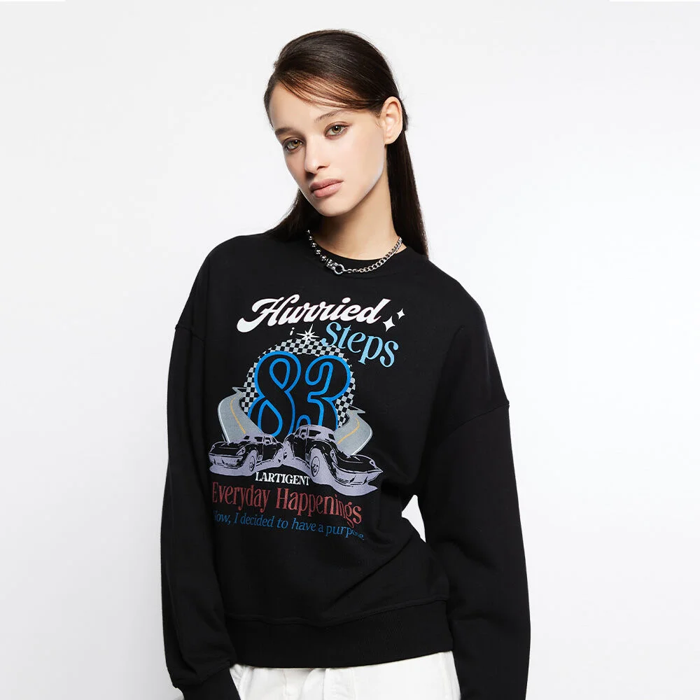 L7 OLDCAR 83 SWEATSHIRT(BLACK)