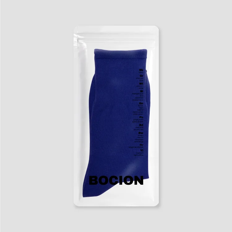 Cobalt Blue 鈷藍色 藍色 純色 色 長筒 襪