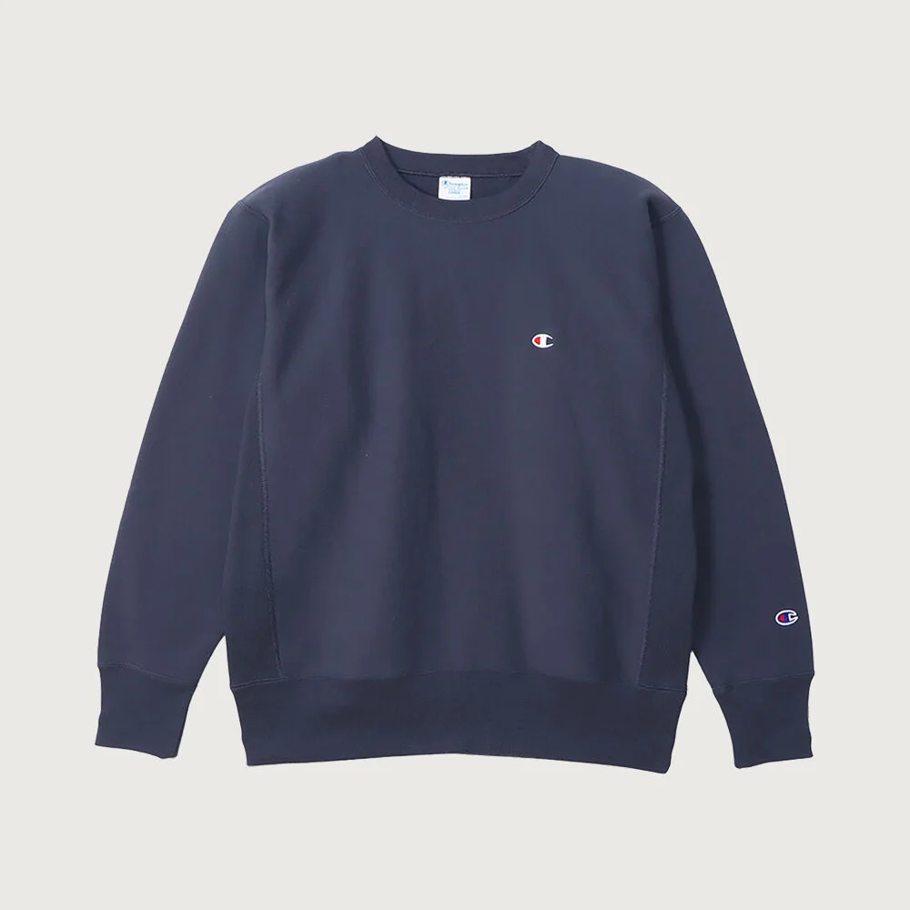 反織 Blu-Tack C標誌 寬鬆版型 加絨 衛衣 Dark Navy