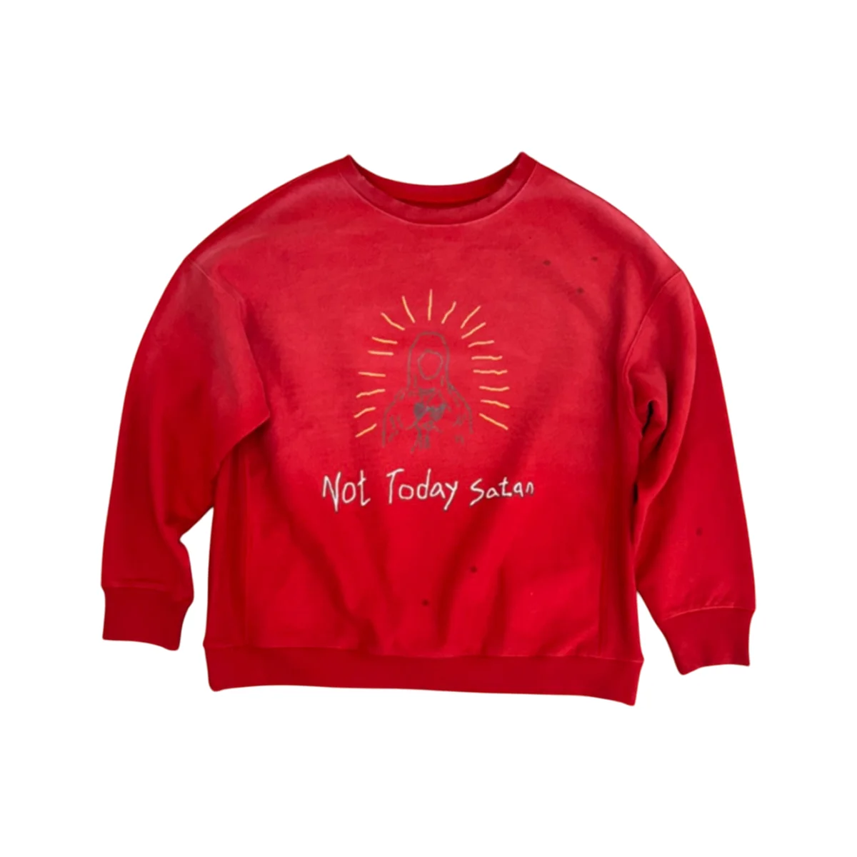 Satan Sweatshirt Red