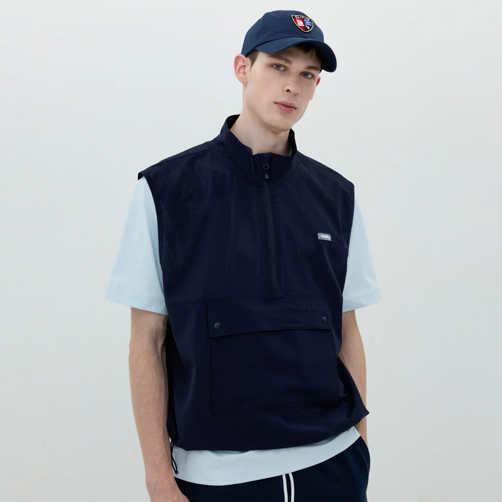Light Pocket Vest (Dark Navy)