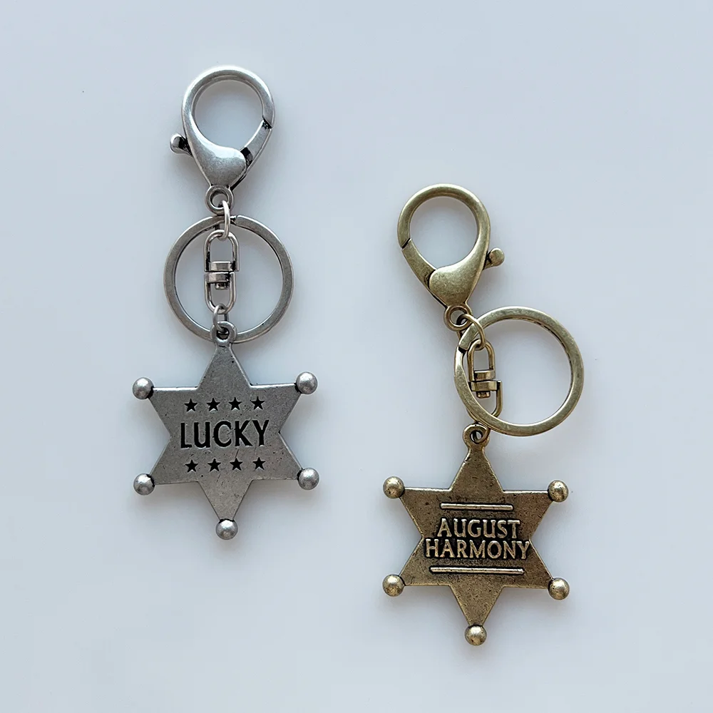 Vintage Sheriff Keyring / 2color