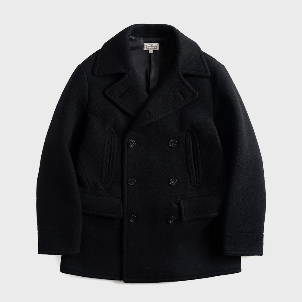 14 PEA COAT (black)