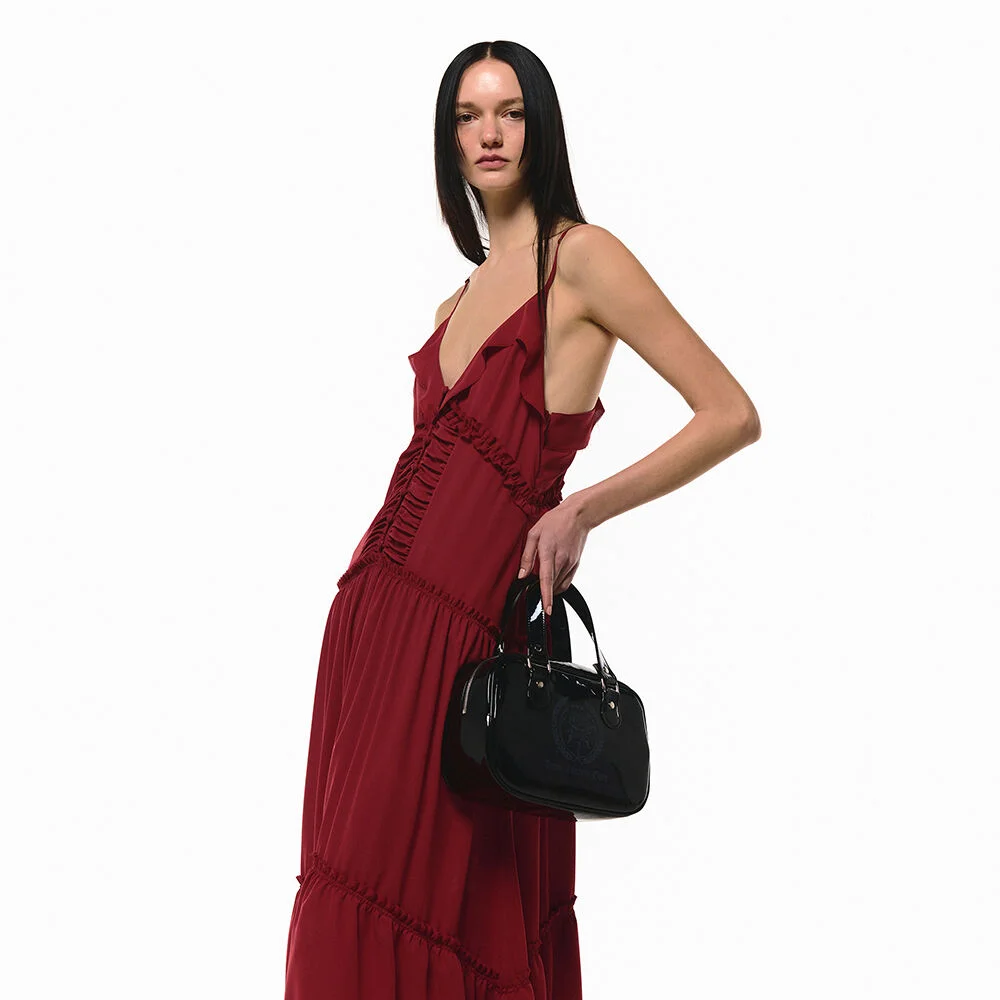 GLOSSY SQUARE BOWLING BAG