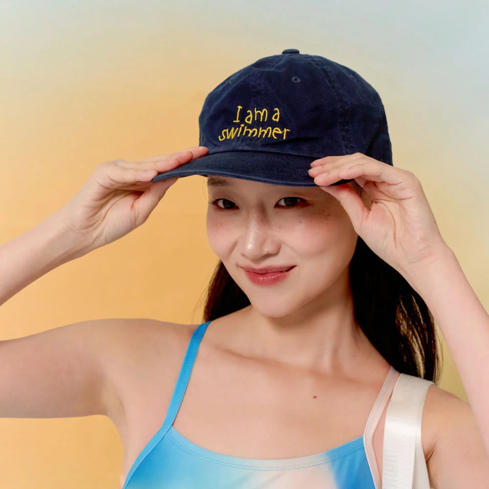 I Am Swimmer 棒球帽 海軍藍
