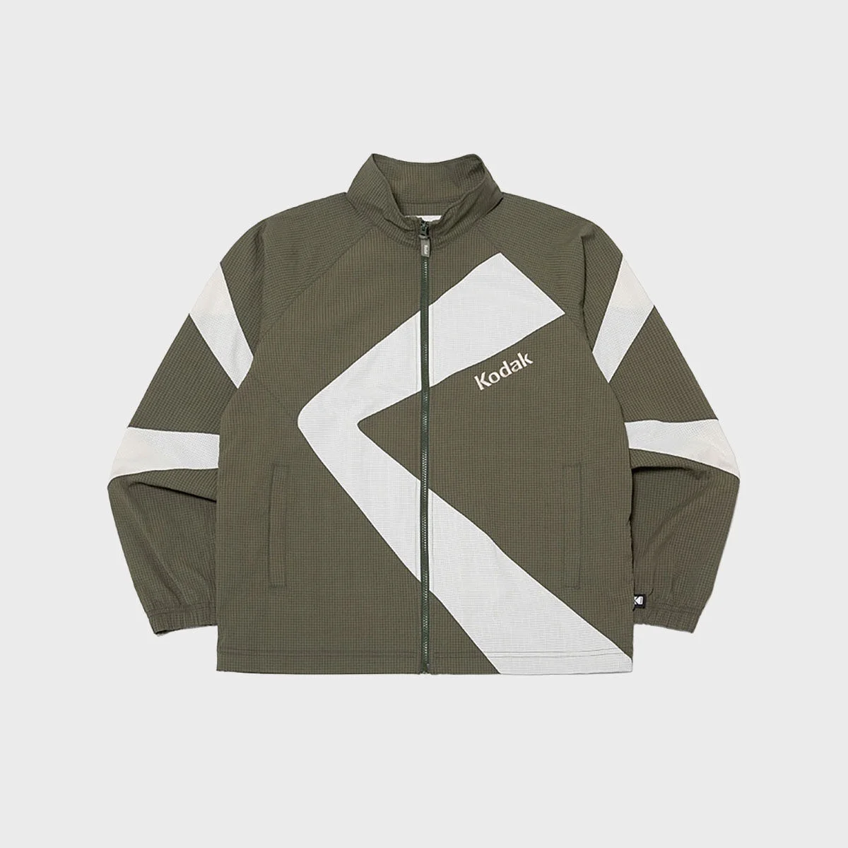Kay 泡泡紗 混搭 外套 KHAKI