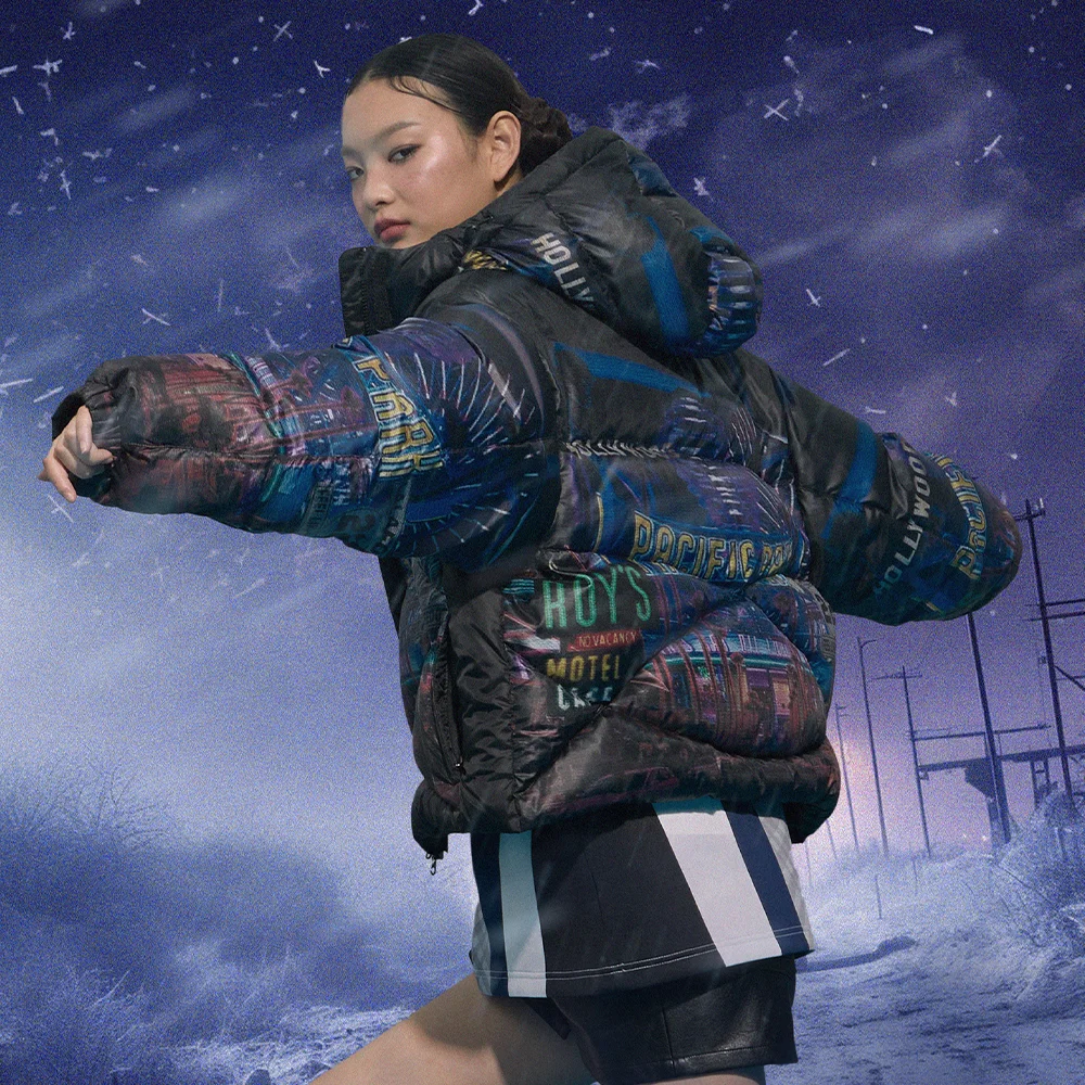 CITY DTP GOOSE DOWN JACKET BLACK BP4NK002