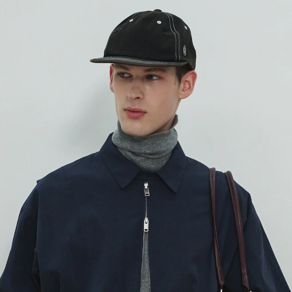 Vintage Stitch Ball Cap / Black