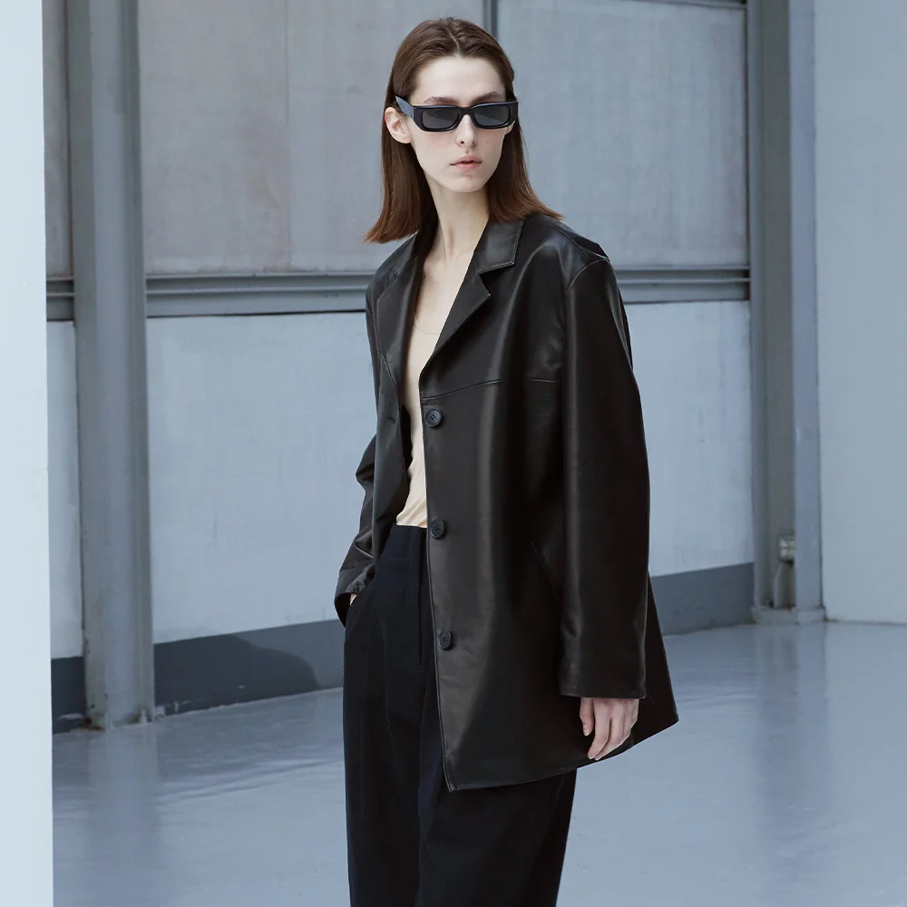 Lambskin Classic Blazer_Black