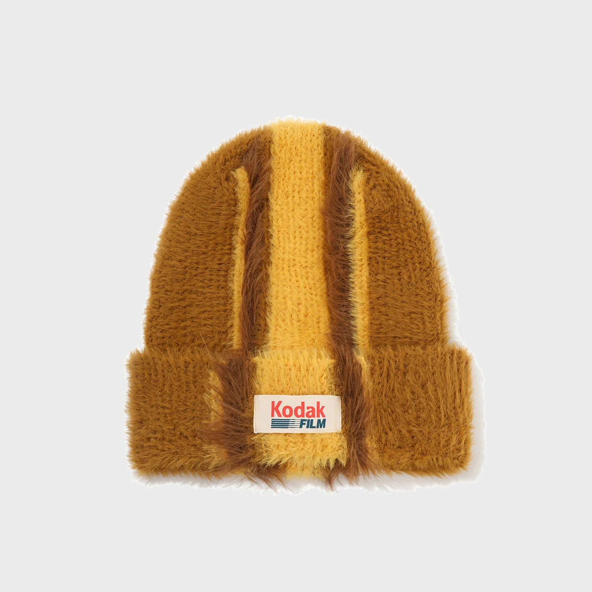 Hairy 色 條紋 冷帽 YELLOW