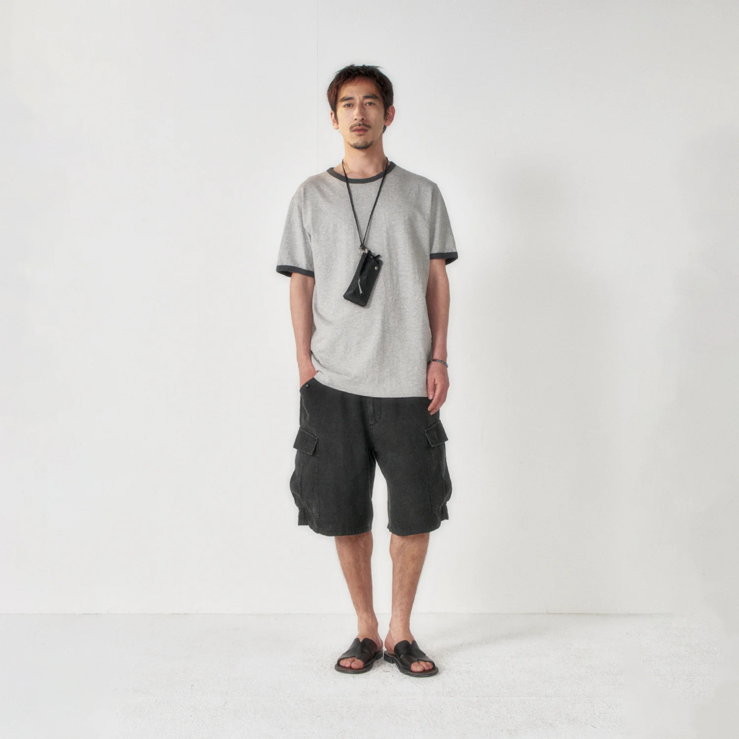 Linen M-51 Shorts_Black