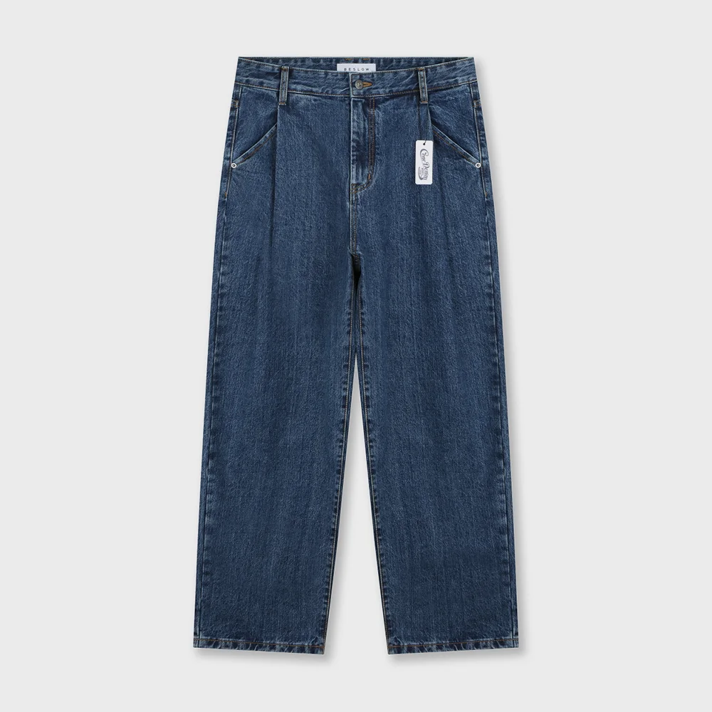 CONE MILL DEEP ONE TUCK JEAN MEDIUM WASHED