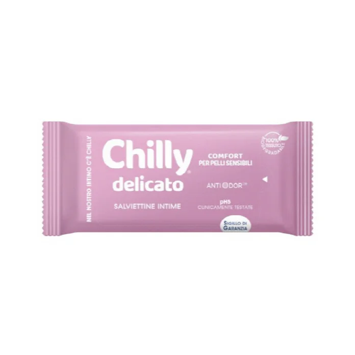 Chilly Delicato 女性護理濕巾12片