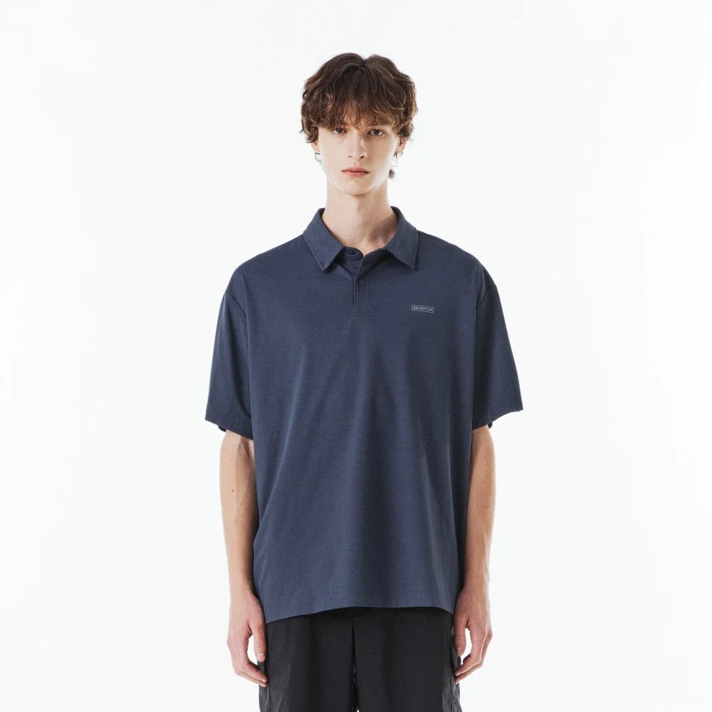 SORONA COOL COLLAR T-SHIRT - T/BLUE (P262MPL141)
