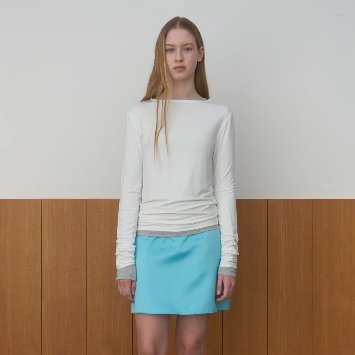 BASIC BOAT NECK TOP_IVORY