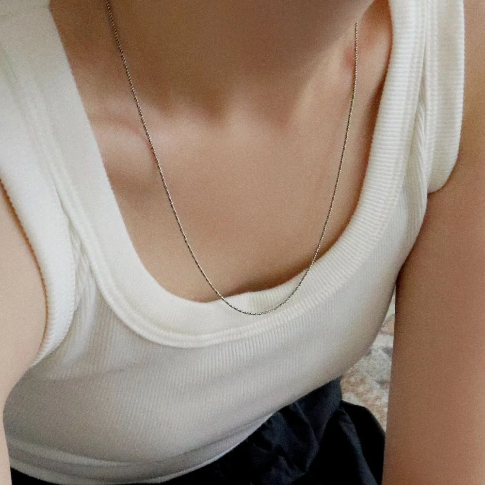 Vintage twisted rope necklace (3 size) / 復古 Uhwa 繩 扭結 頸鏈