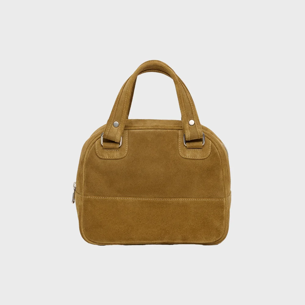Luka Real Suede Bag (Camel)