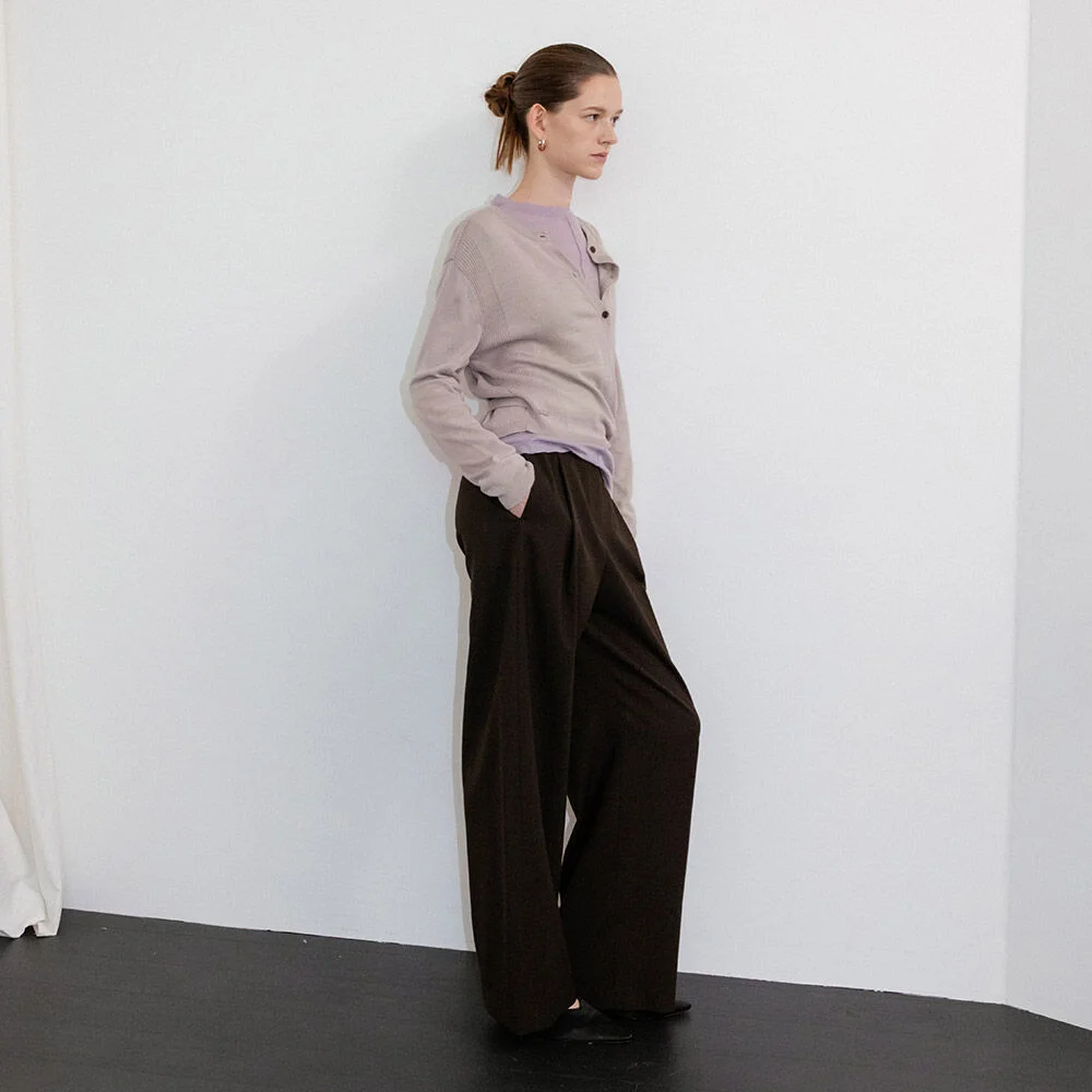 Wide One-tuck Pants SW5AL322_2color
