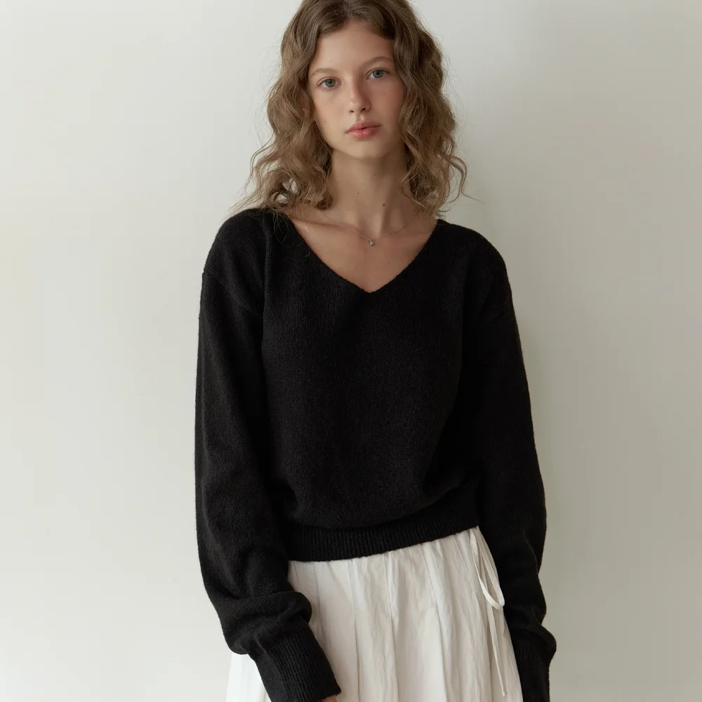 Marshy v knit (black)