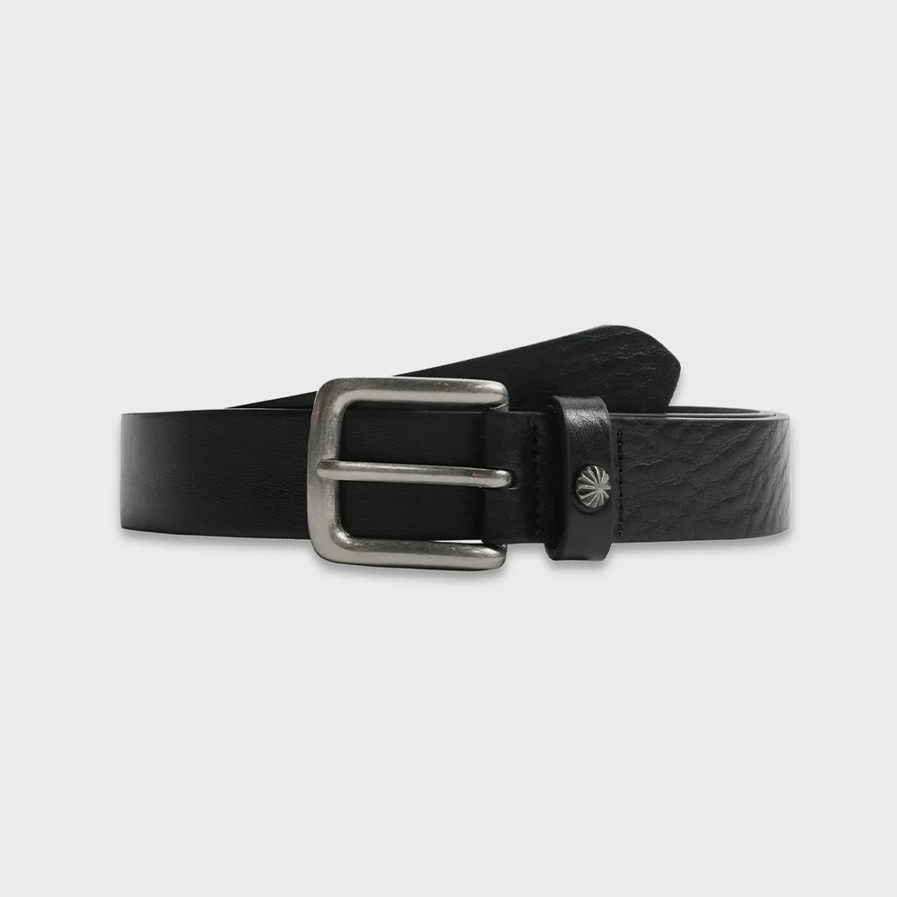 牛皮 Concho 鉚釘 腰帶 BLACK