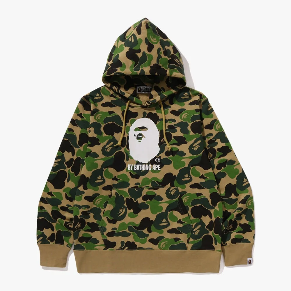 ABC 迷彩 BY BATHING APE 套頭 連帽衫(M) GREEN