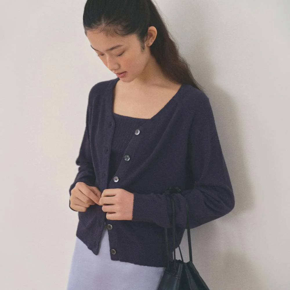 YURI CARDIGAN SET_NAVY