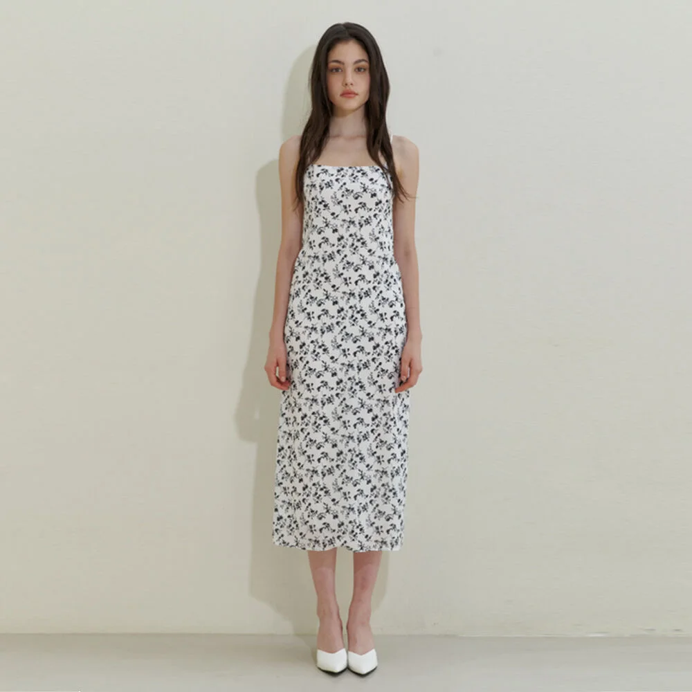 Iris long dress - white