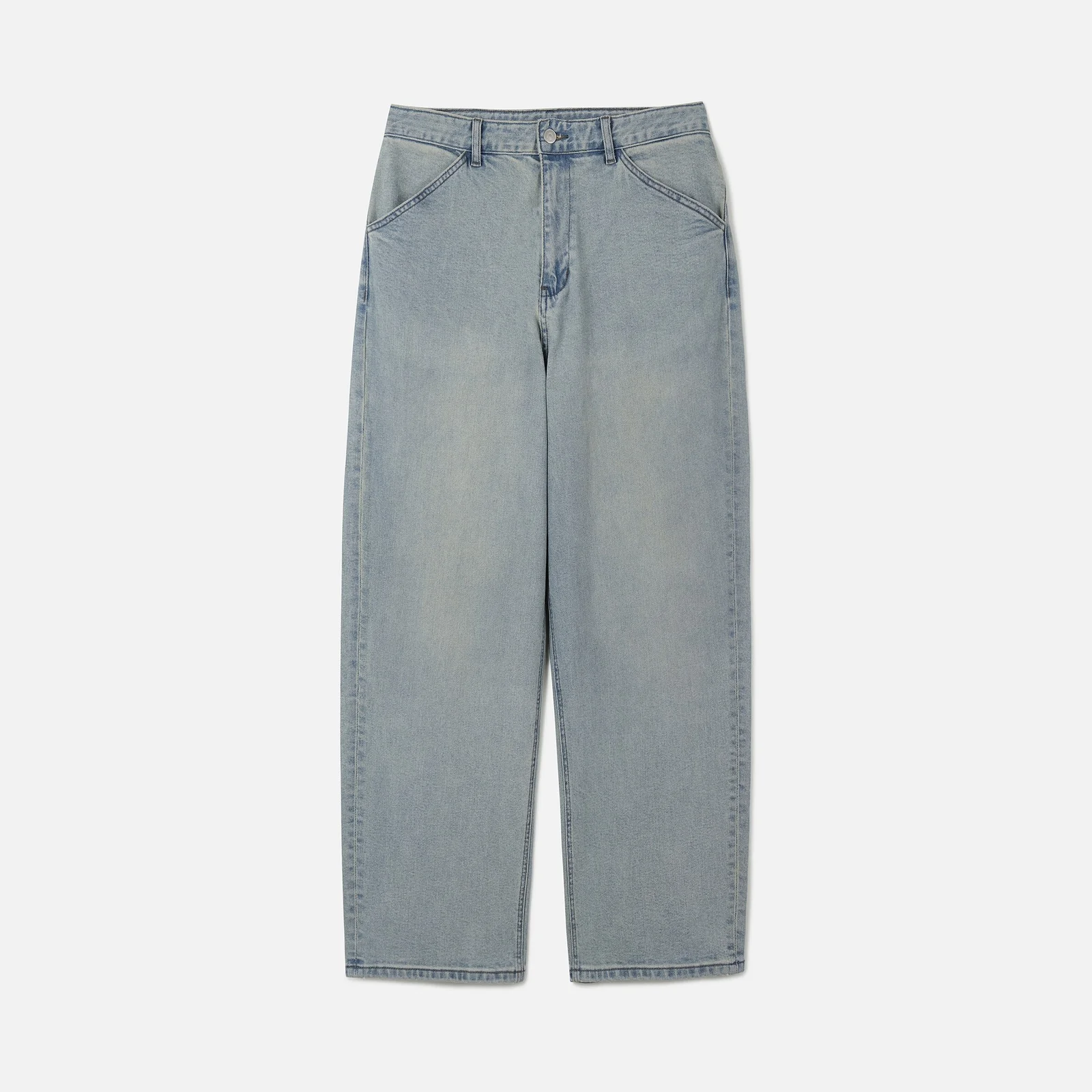 KAIHARA DYED CURVE DENIM LIGHT BLUE (247)