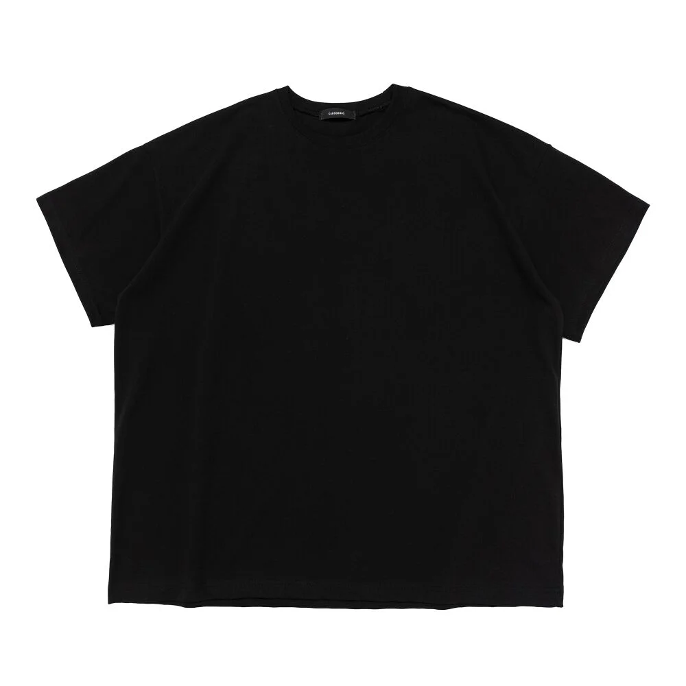 LAYERED PLAIN T-SHIRT (BLACK)