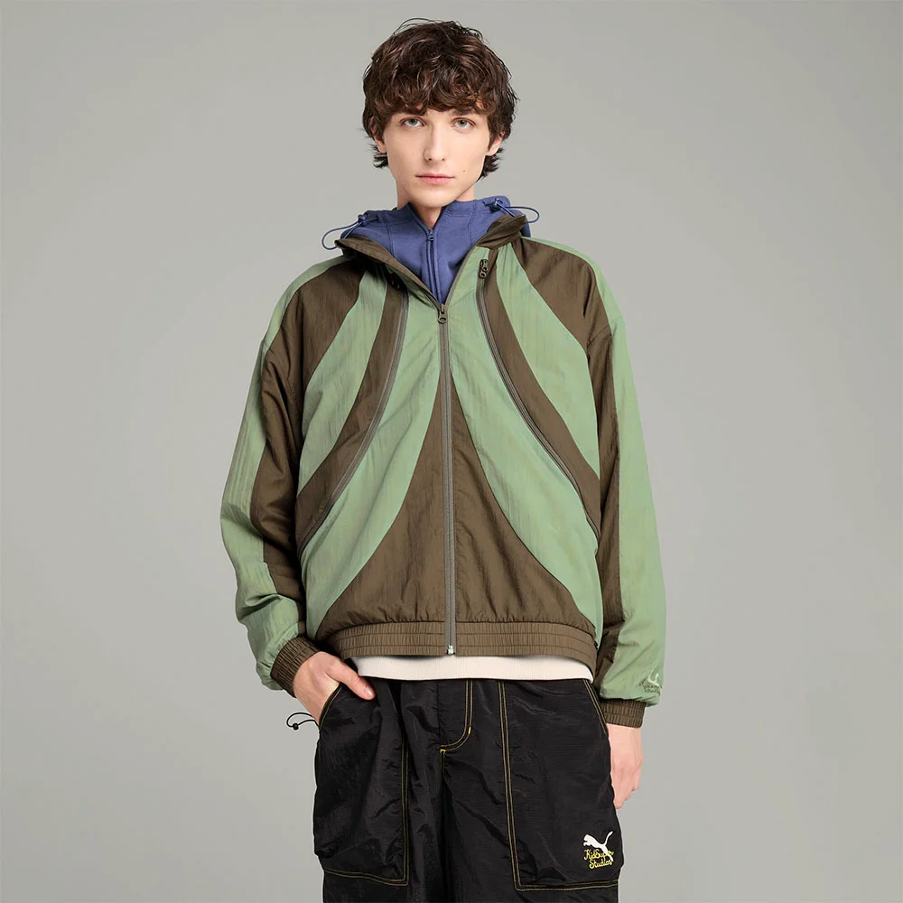 PUMA X KidSuper 風衣 - 霧調 綠色 / 629509-73
