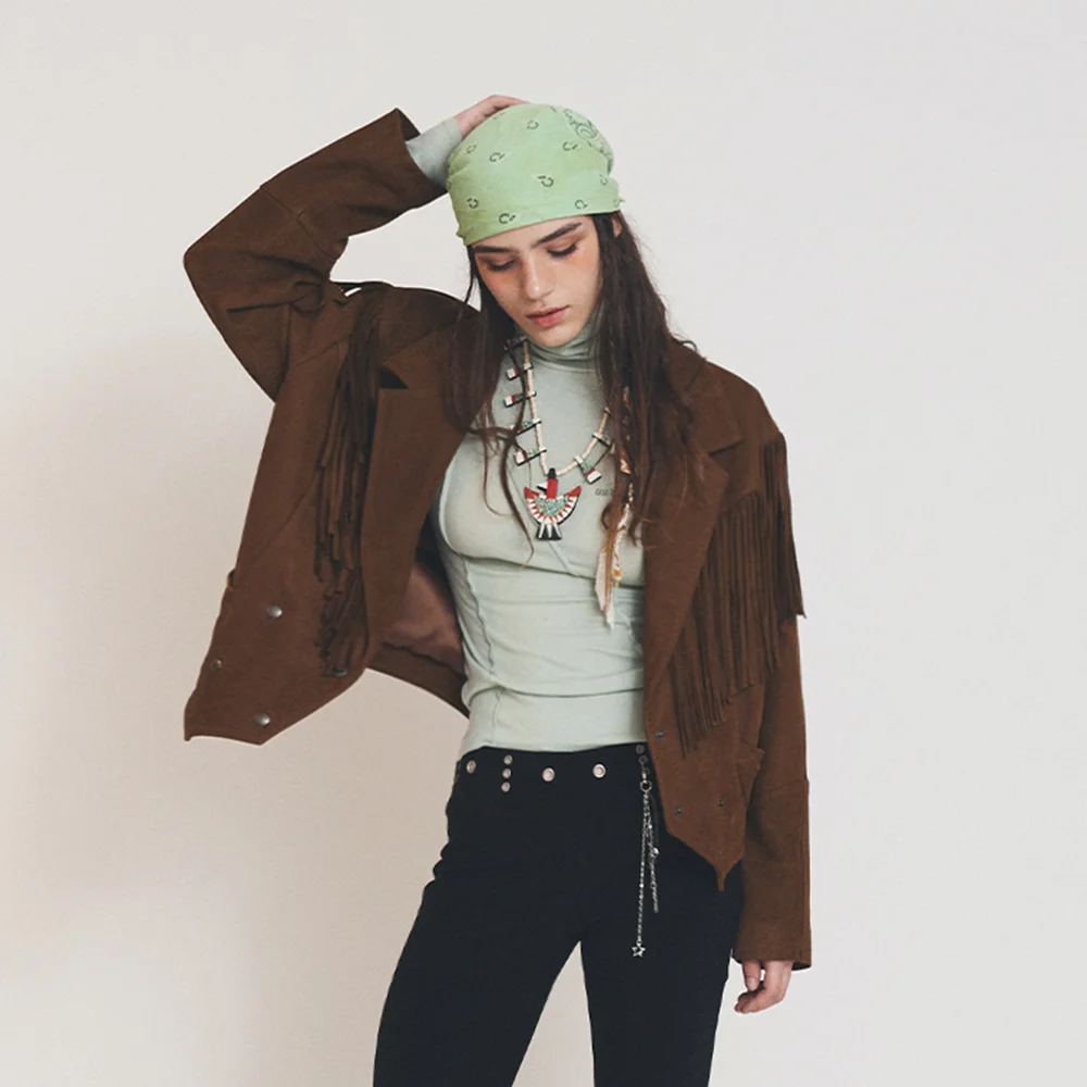 CUT-OFF TURTLENECK LONG SLEEVE MINT