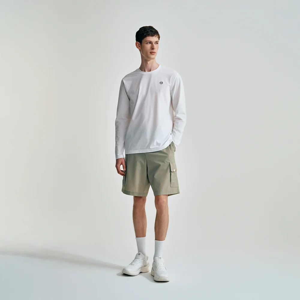 M Cool Match 長袖 T恤 (WHITE)