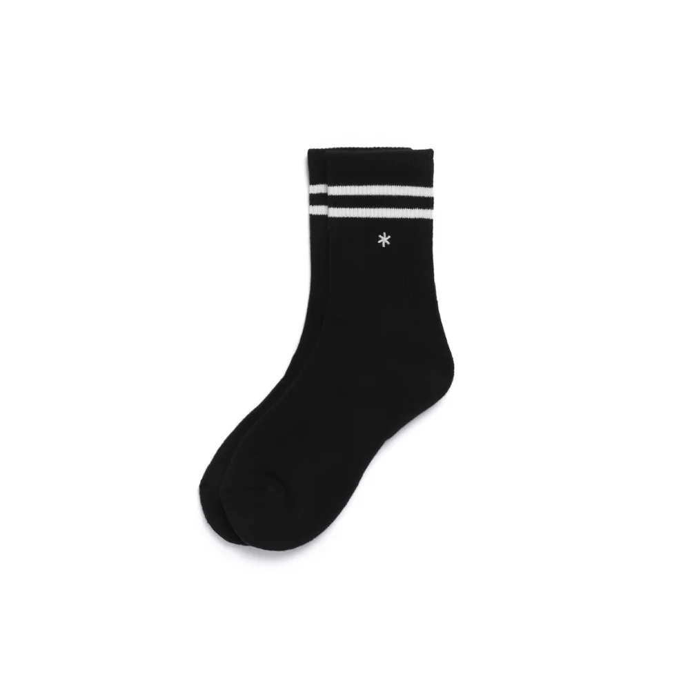 Asterisk 中筒襪 Black (S26ZUFSO80)