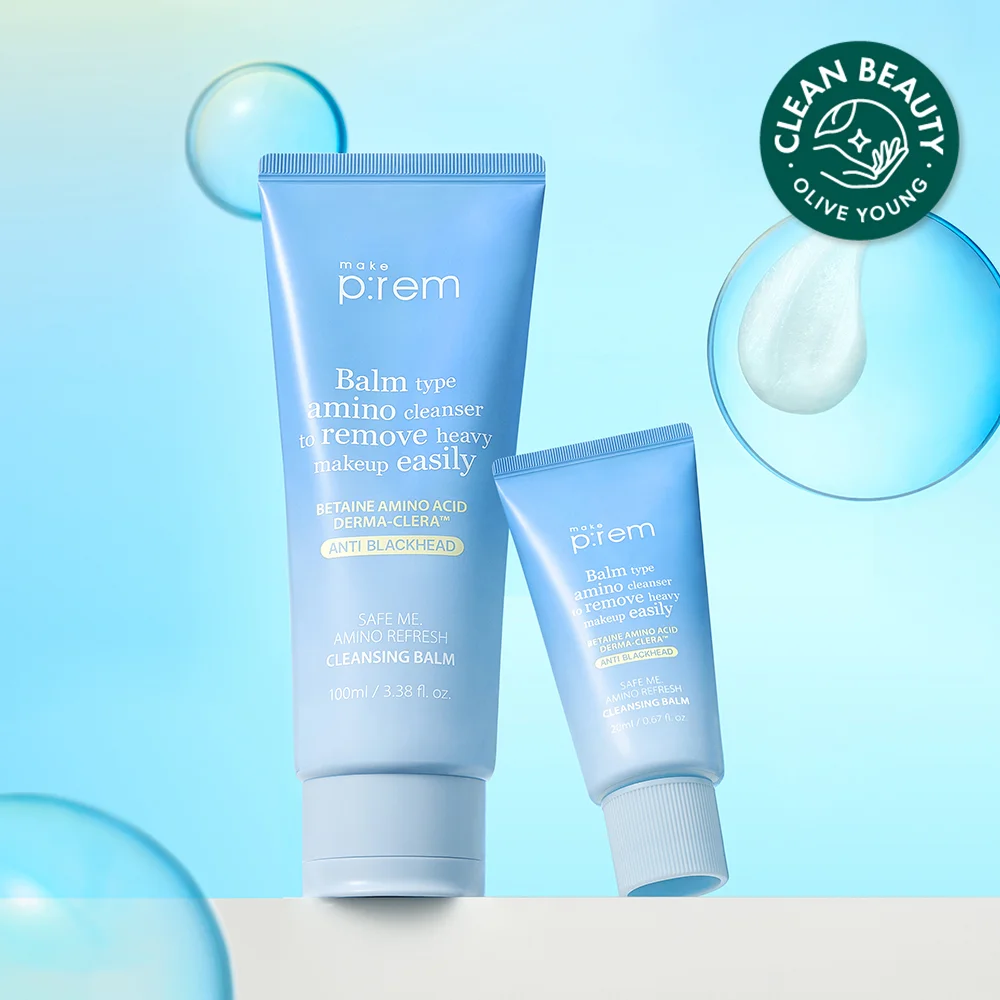 make p:rem Safe Me 氨基酸 清爽 卸妝膏 100ml 套裝 2款 擇1